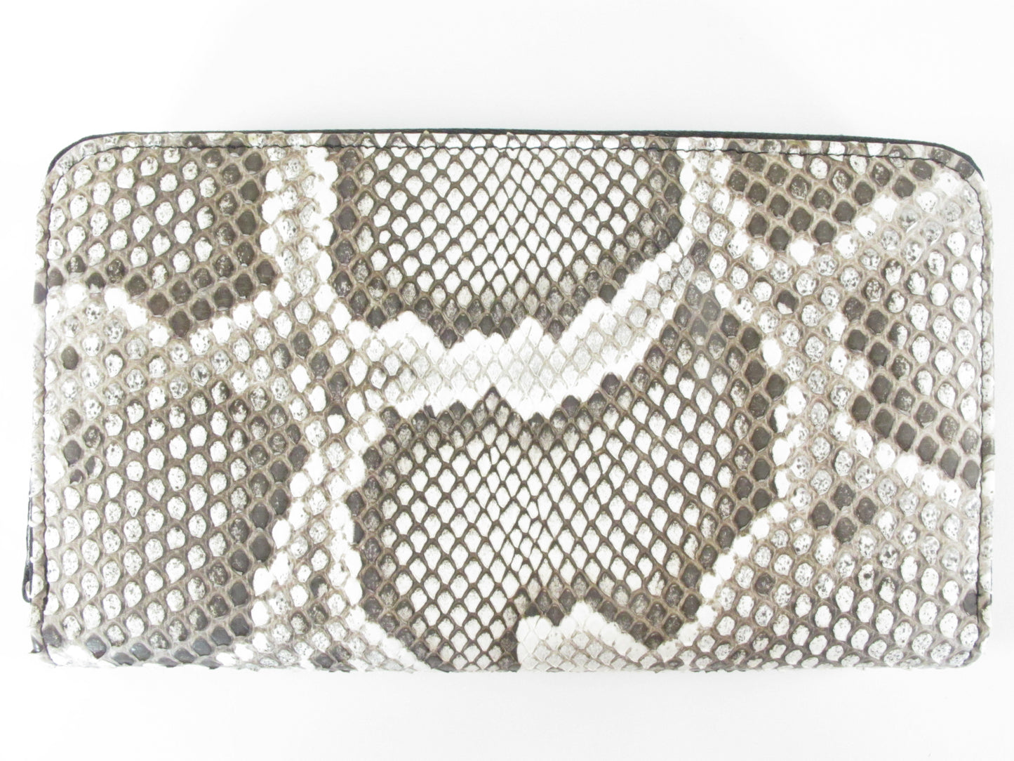 Genuine Burmese Python Skin Leather Zip Around Clutch Wallet Purse – PELGIO