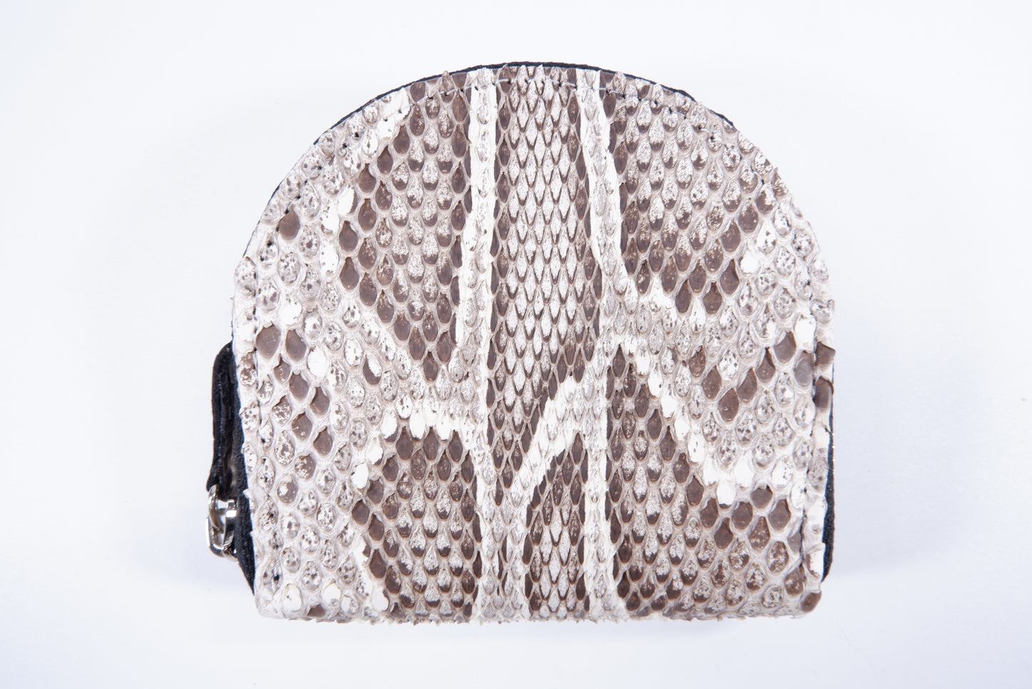 Genuine Burmese Python Skin Leather Women's Zip Wallet Coins Purse