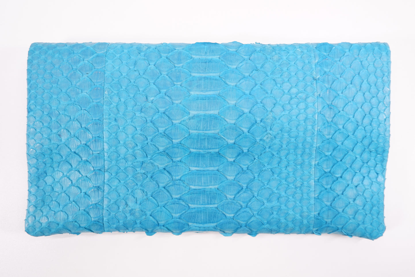 PELGIO Genuine Python Skin Leather Magnetic Fold Clutch Bag Purse