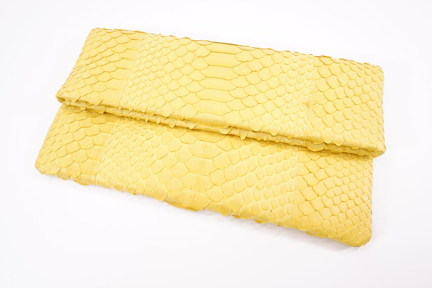 PELGIO Genuine Python Skin Leather Magnetic Fold Clutch Bag Purse