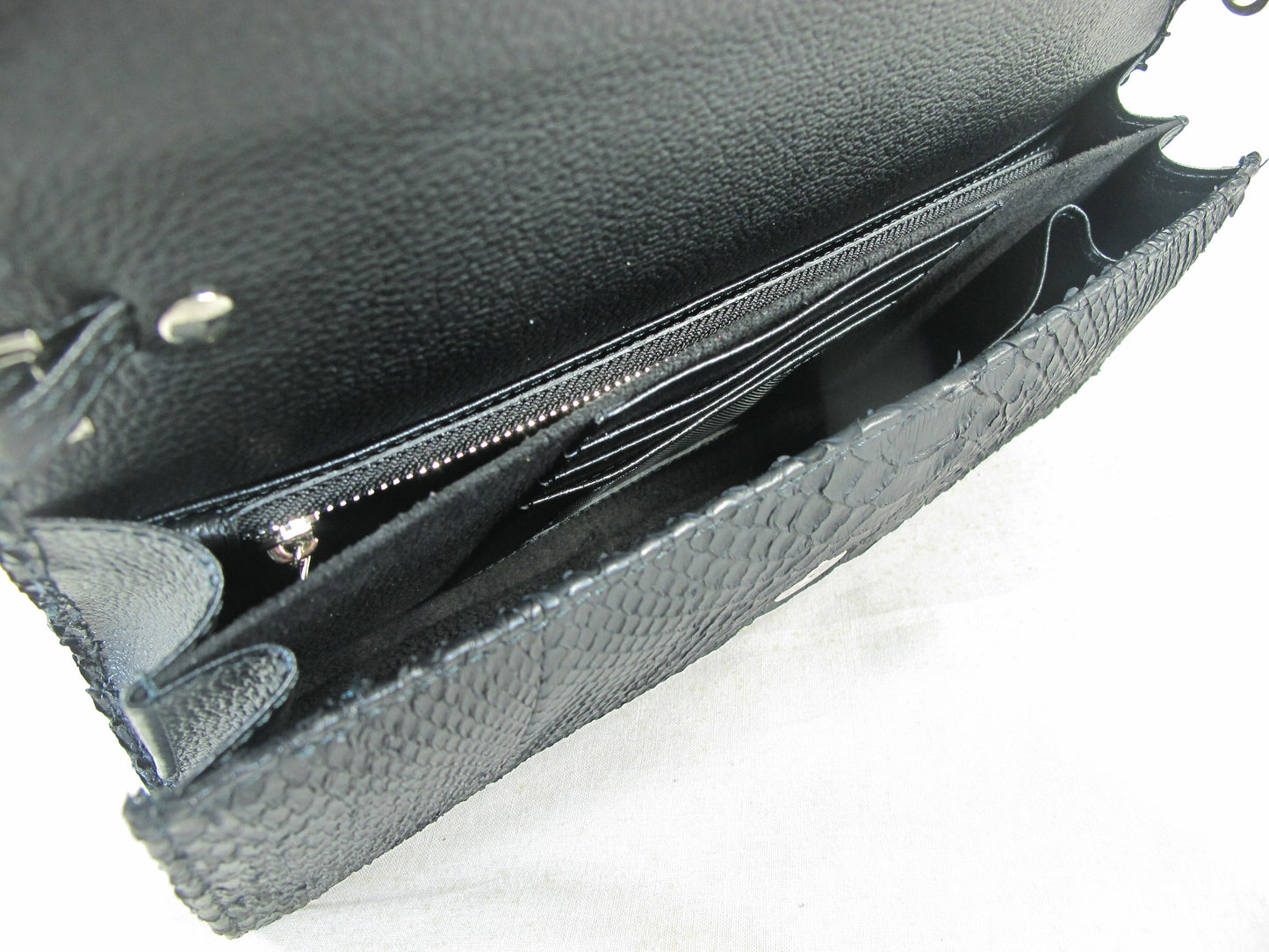 PELGIO Genuine Python Skin Leather Women's Messenger Bag Crossbody Purse