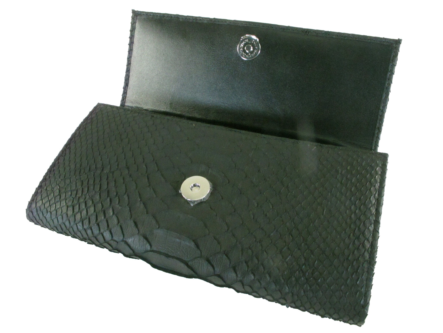 PELGIO Genuine Python Skin Leather Women's Shoulder Bag Clutch Wallet Purse