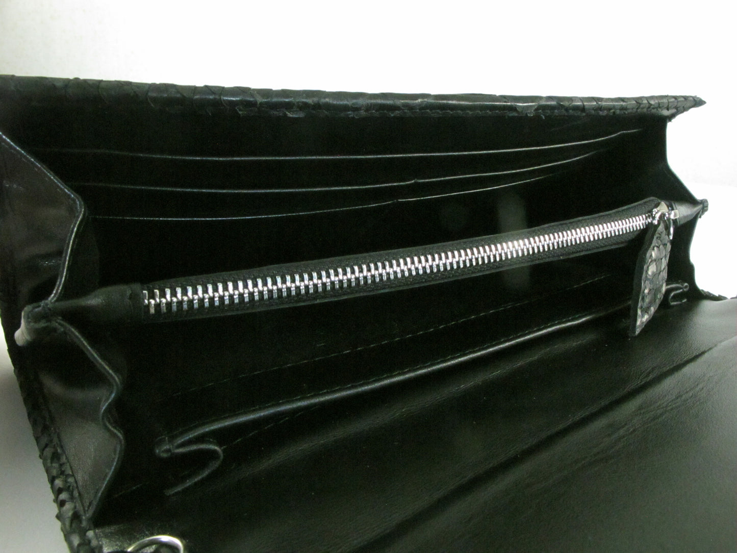 PELGIO Genuine Python Skin Leather Women's Shoulder Bag Clutch Wallet Purse