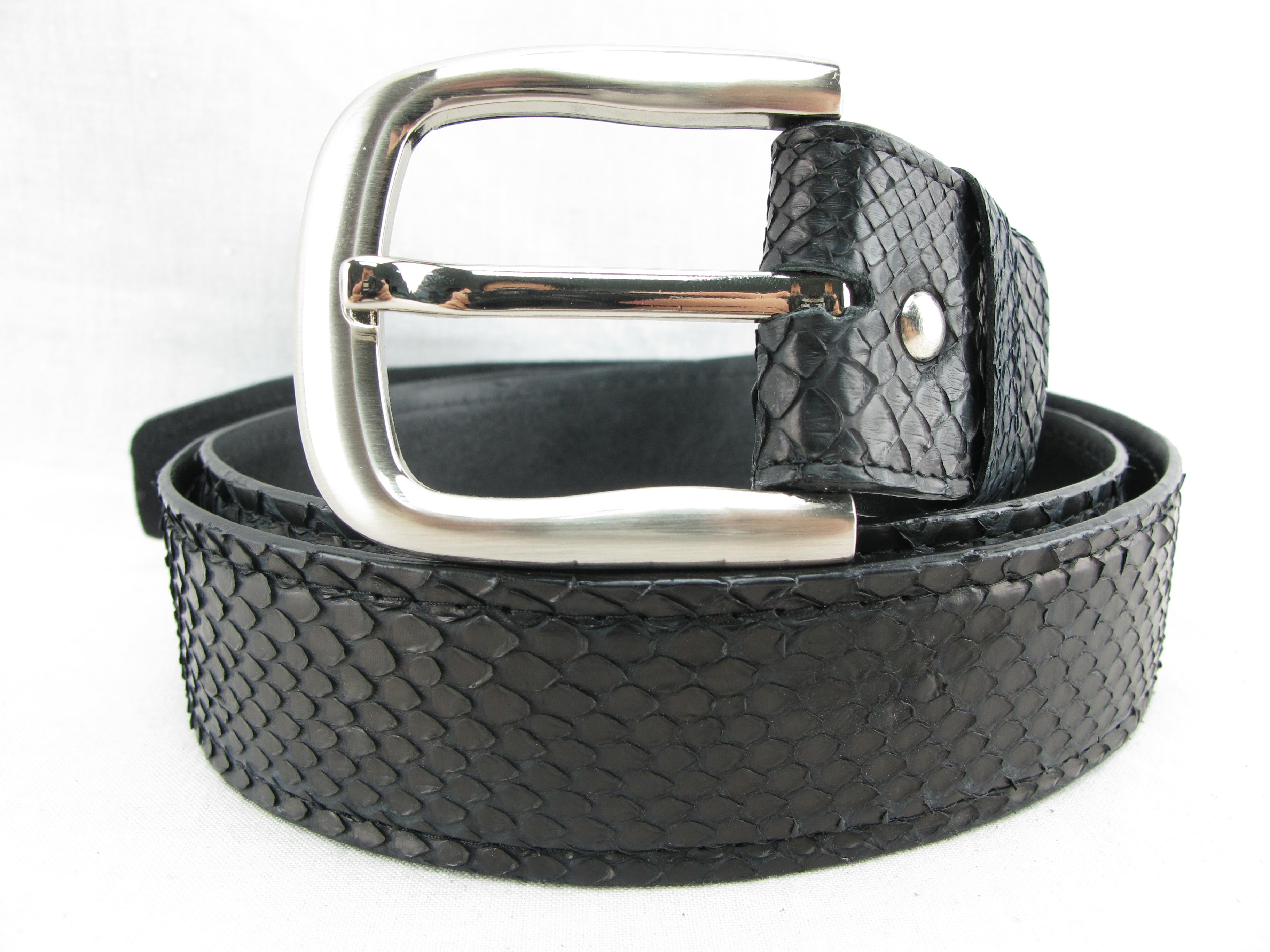 Genuine Python Snake Skin Leather Casual Men's Belt – PELGIO