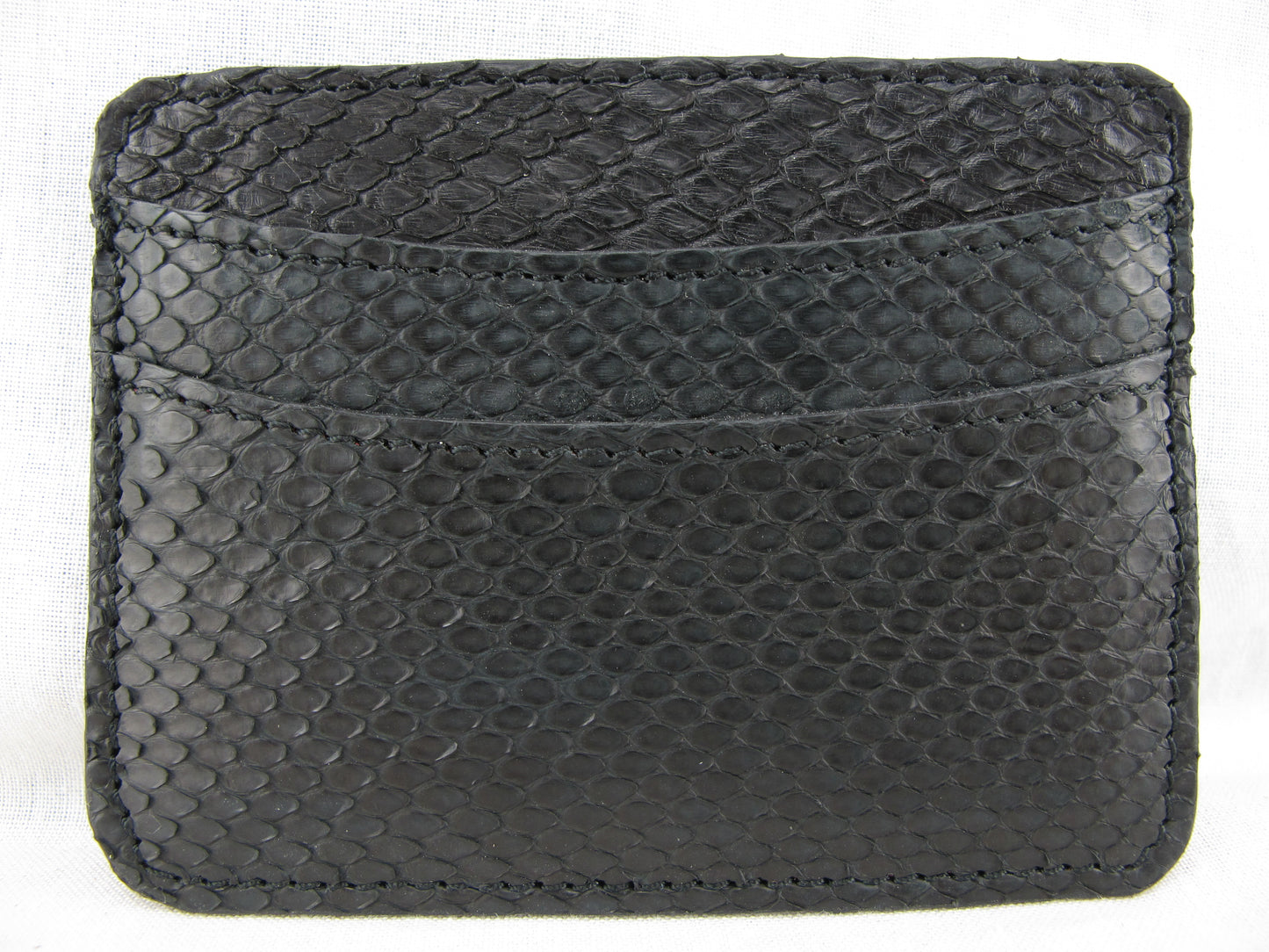 Genuine Python Skin Leather Slim Business & Credit Card Holder Wallet