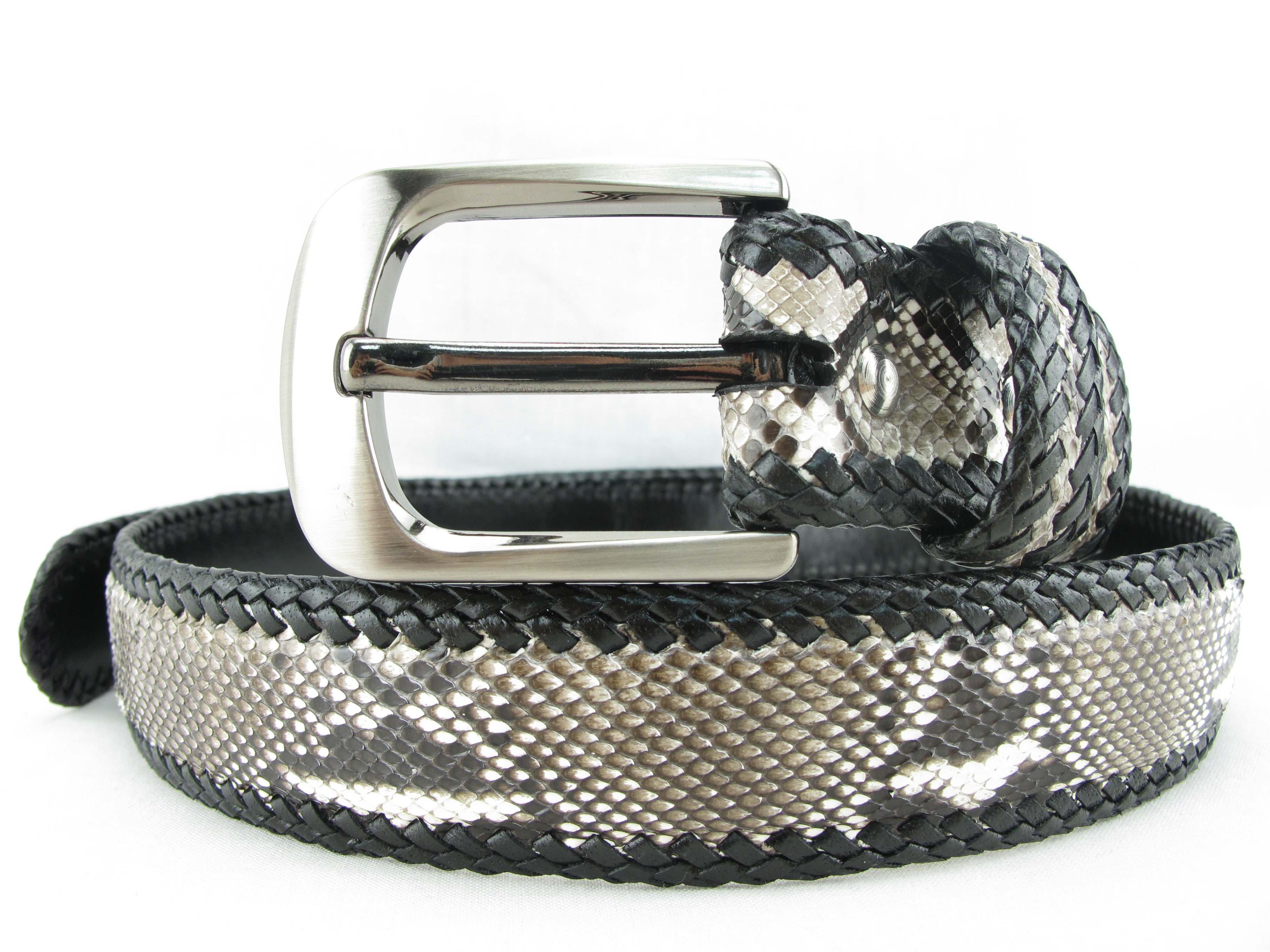 Genuine Reticulated Python Snake Skin Leather Handmade Men's Belt – PELGIO