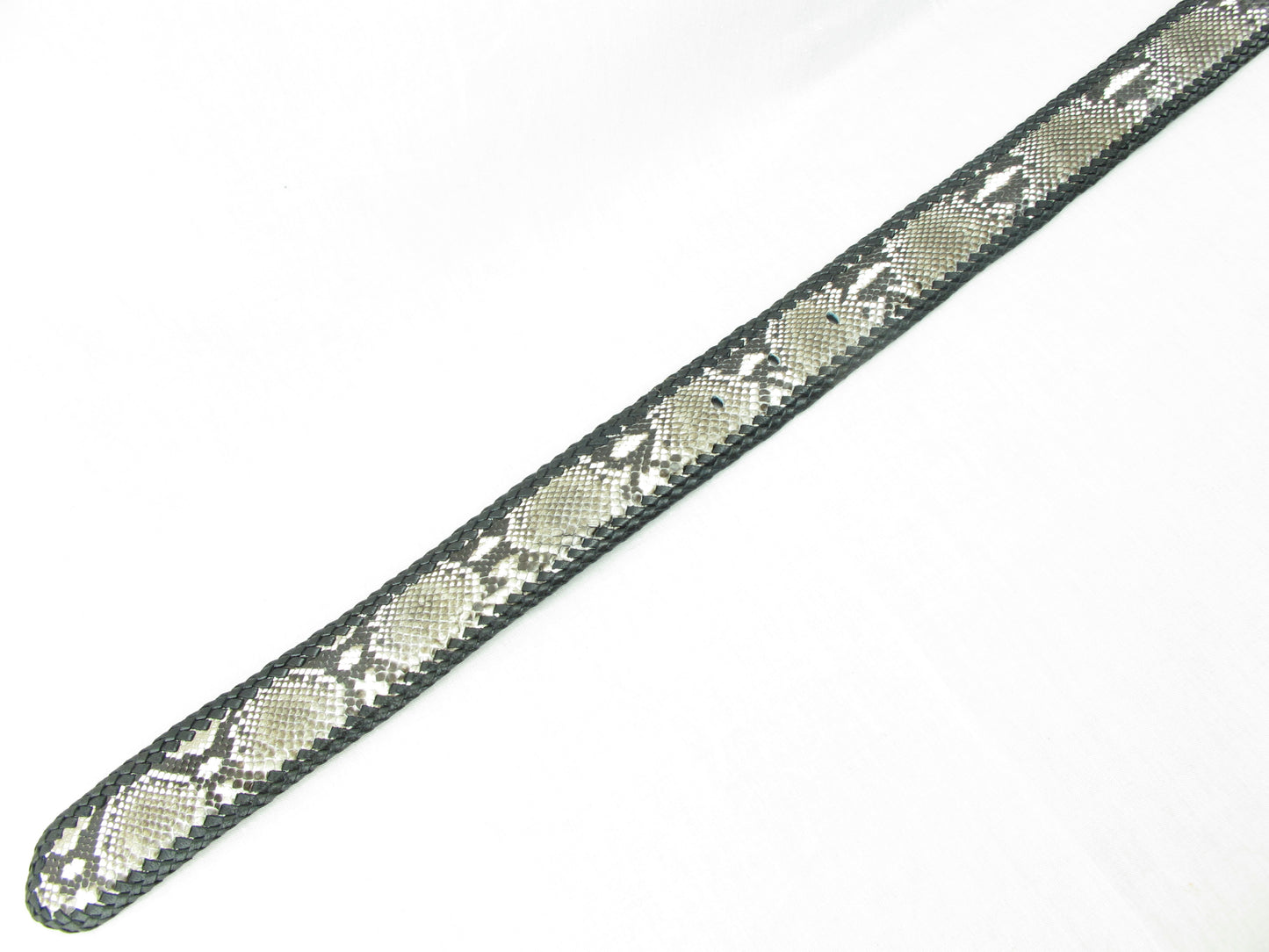 Genuine Reticulated Python Snake Skin Leather Handmade Men's Belt