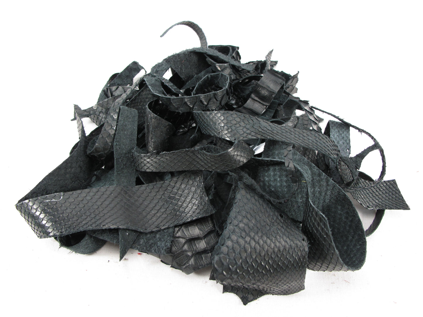 Genuine Python Snake Skin Leather Scraps Hide Pelt 100 grams