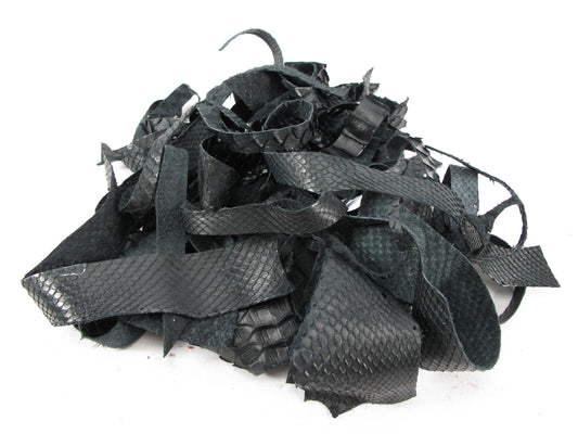 Genuine Python Snake Skin Leather Scraps Hide Pelt 100 grams