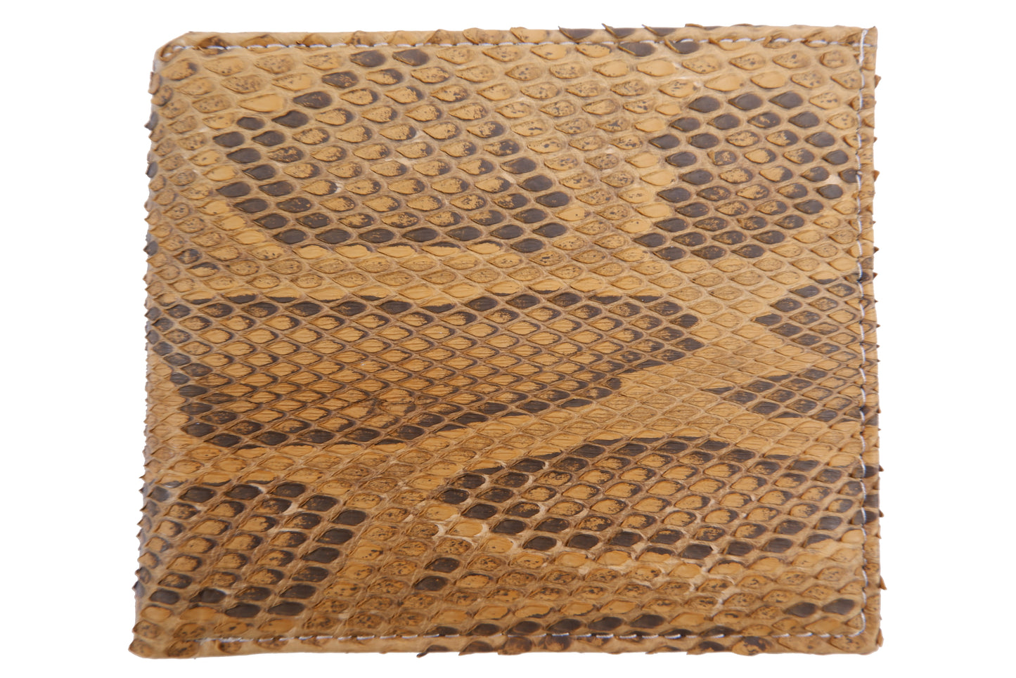 Genuine Burmese Python Snake Skin Leather Soft Bifold Wallet