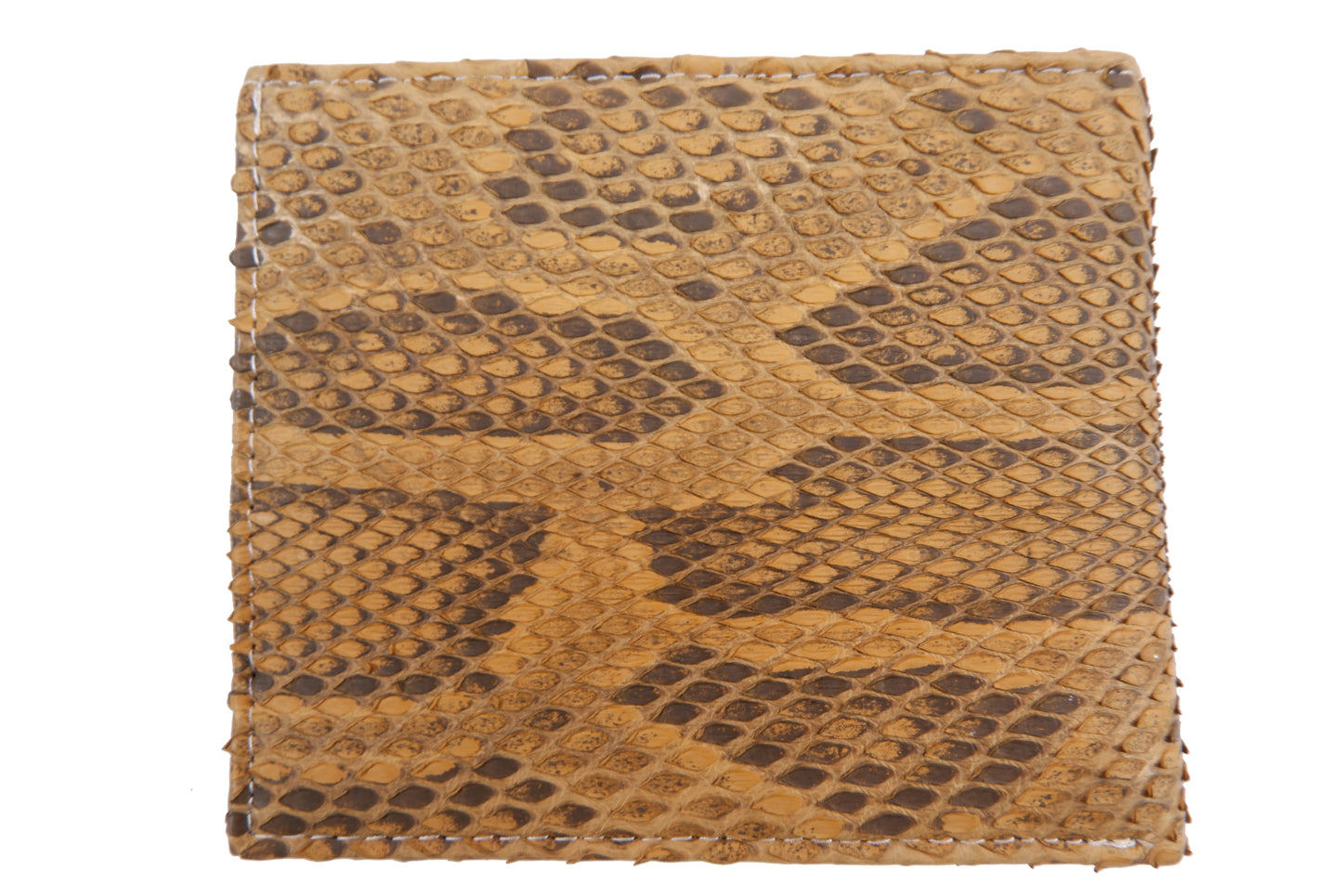 Genuine Burmese Python Snake Skin Leather Soft Bifold Wallet