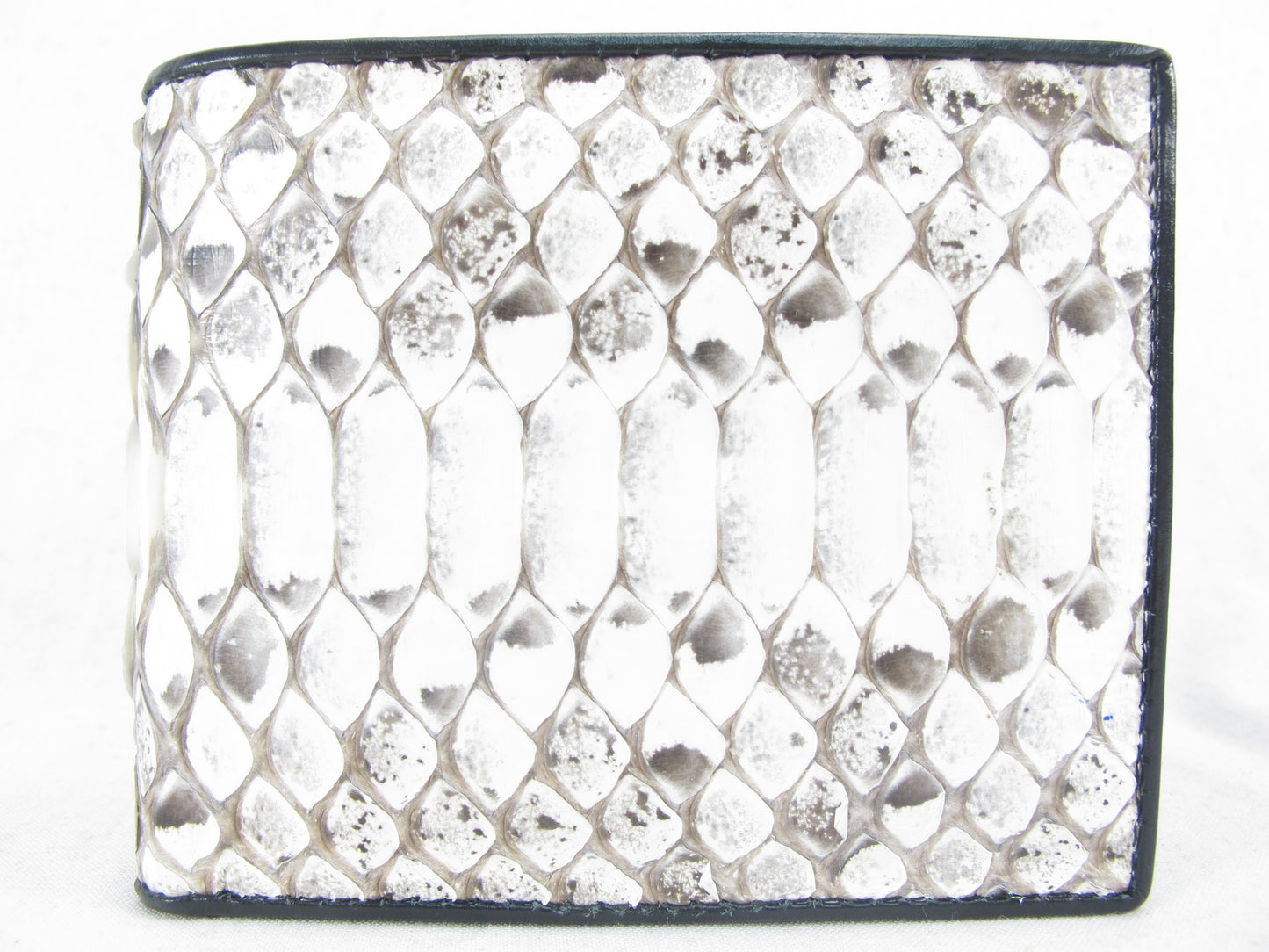 Genuine Burmese Python Belly Snake Skin Leather Soft Bifold Wallet