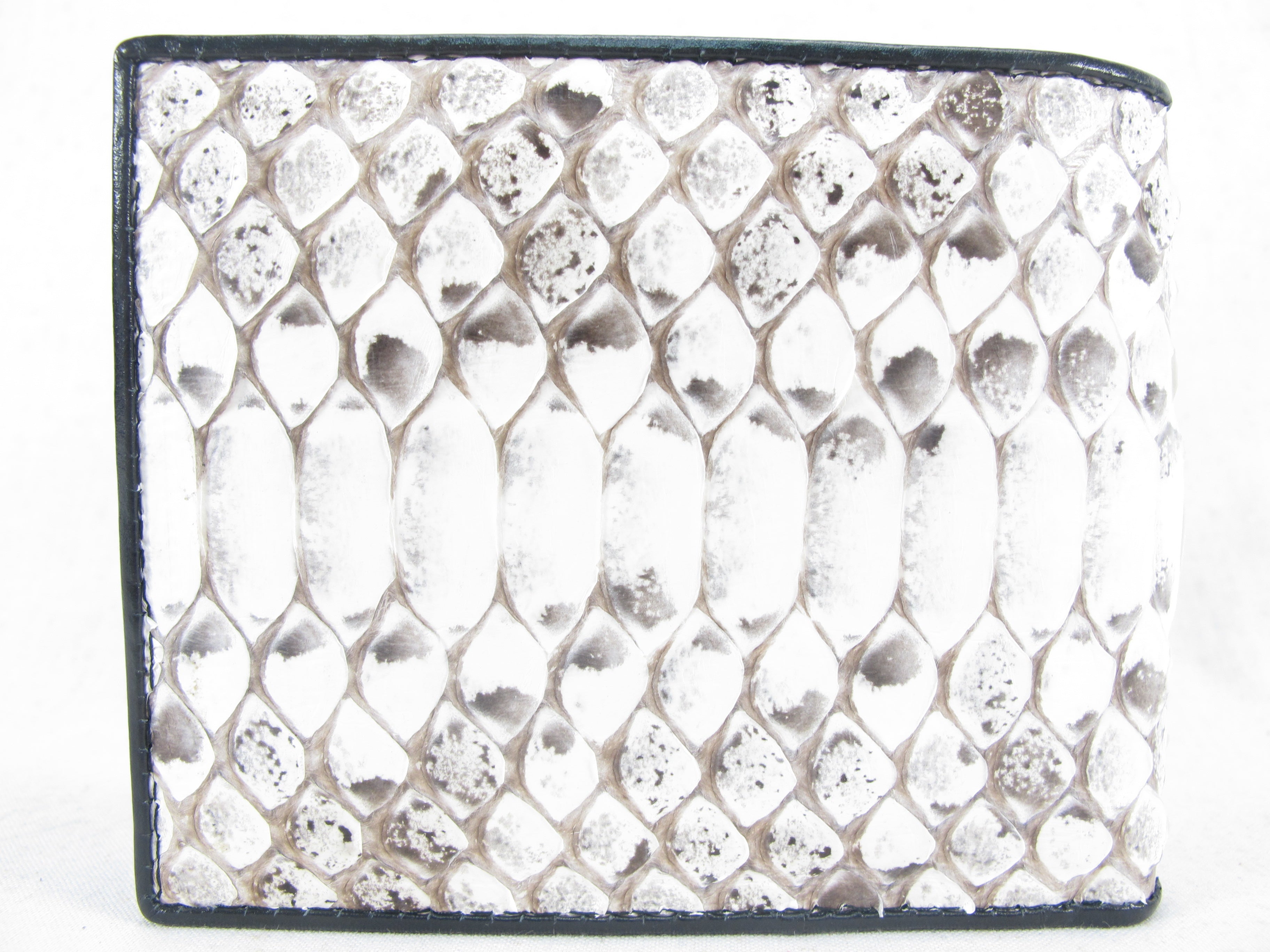 Burmese Python Leather Genuine Burmese Python Belly Snake Skin Leather Soft Bifold Wallet – PELGIO