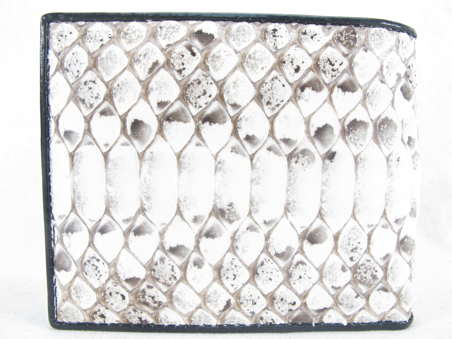 Genuine Burmese Python Belly Snake Skin Leather Soft Bifold Wallet