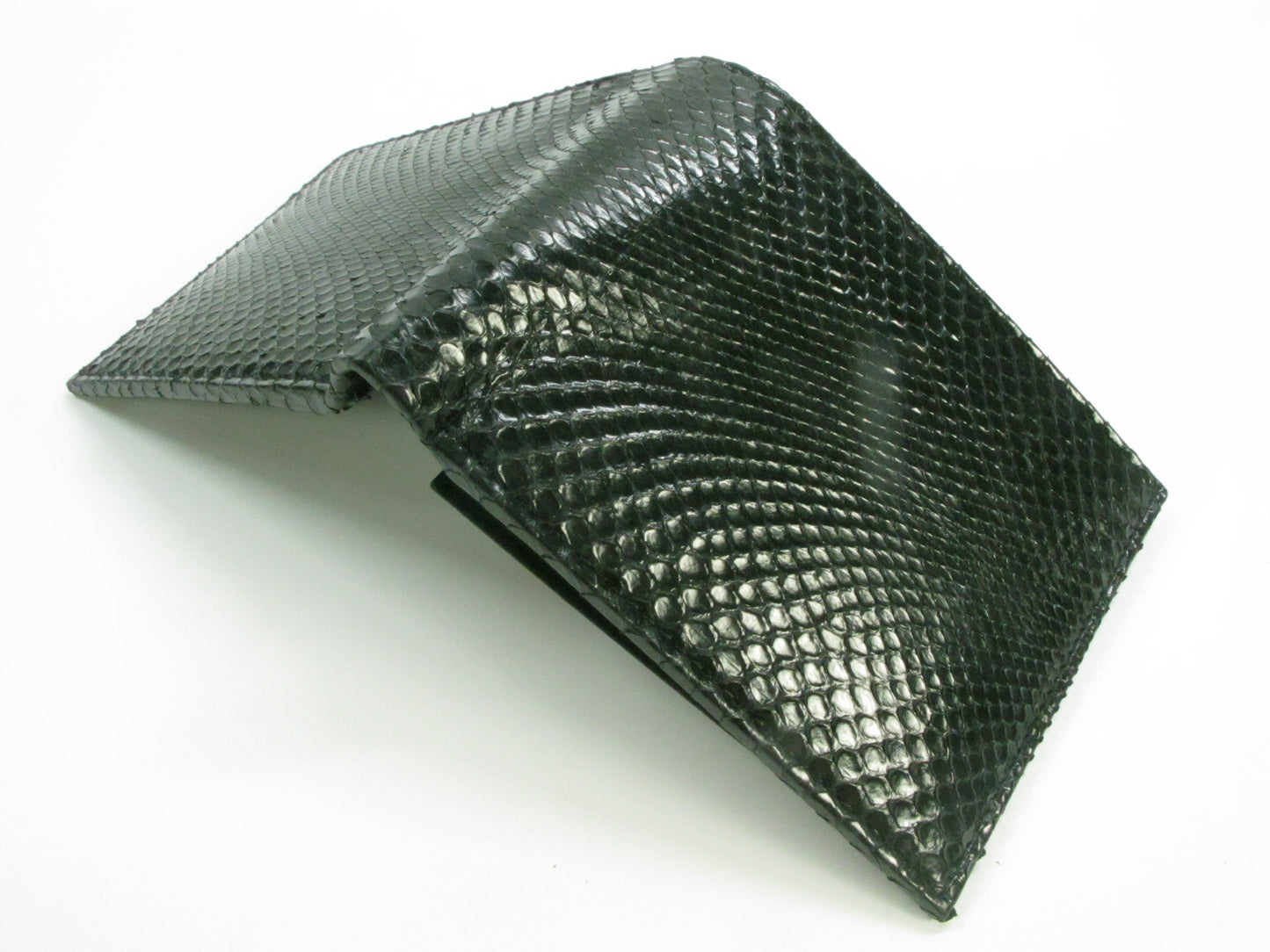 Genuine Reticulated Python Snake Skin Soft Bifold Wallet