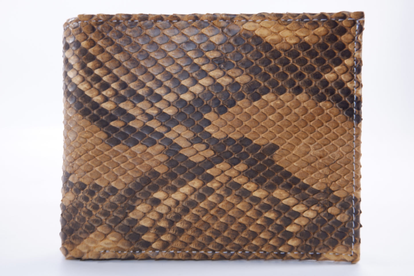 Genuine Reticulated Python Snake Skin Soft Bifold Wallet