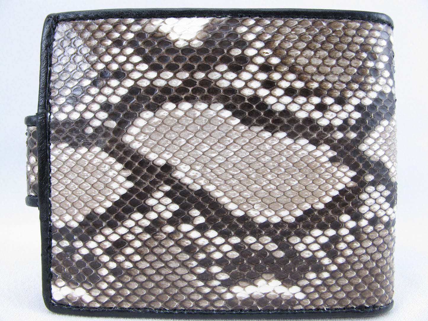 Genuine Reticulated Python Snake Skin Women's Bifold Coins Wallet