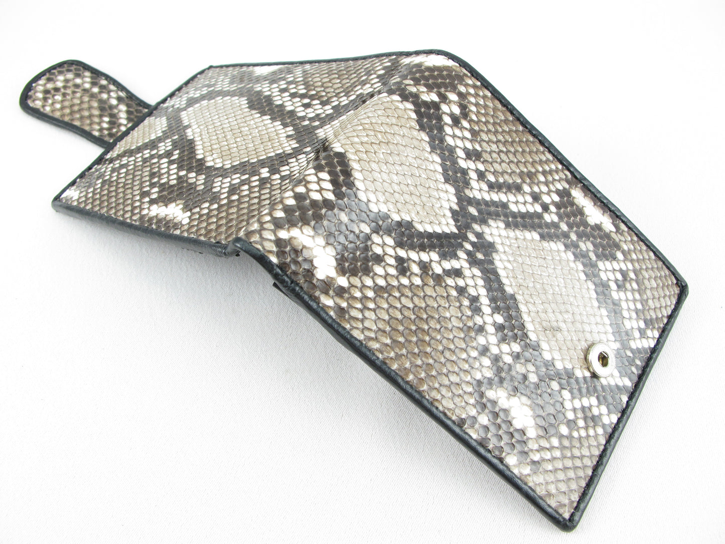 Genuine Reticulated Python Snake Skin Women's Bifold Coins Wallet