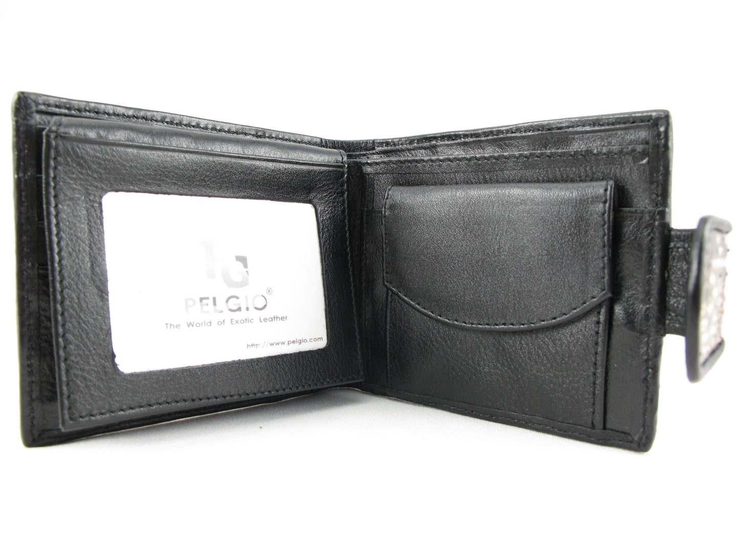 Genuine Reticulated Python Snake Skin Women's Bifold Coins Wallet