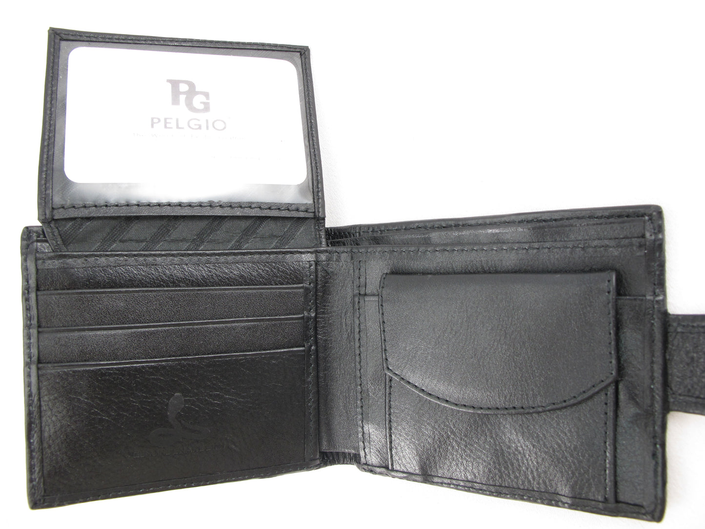 Genuine Reticulated Python Snake Skin Women's Bifold Coins Wallet