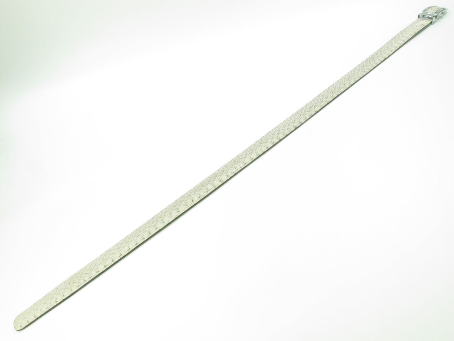 Genuine Rat Snake Skin Leather Auto Locking Men's Belt