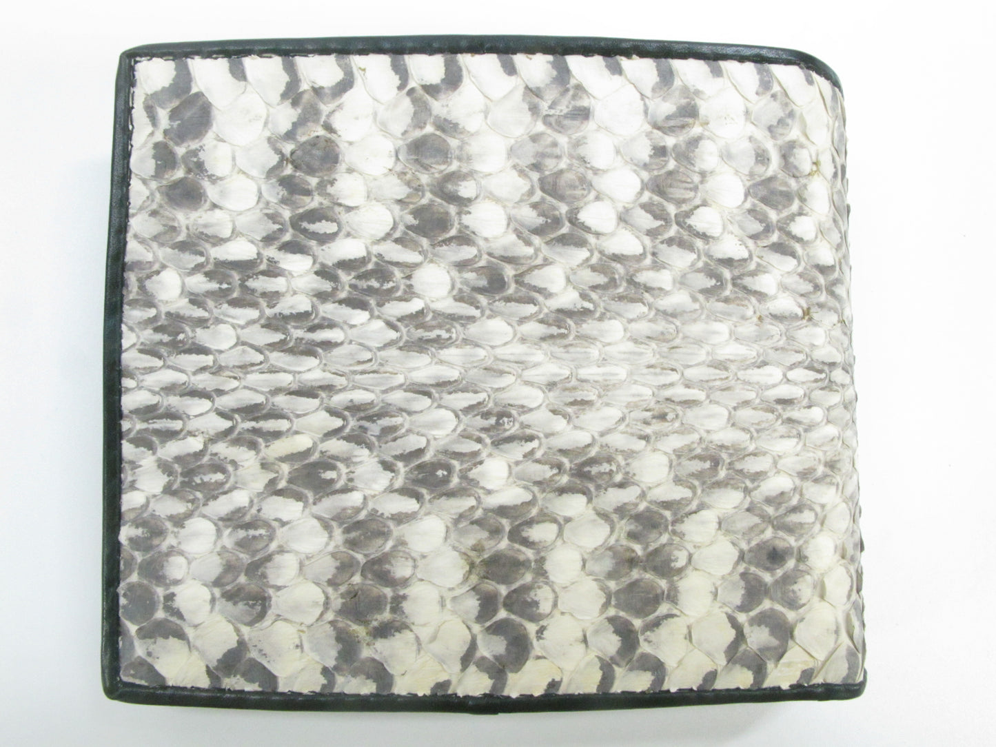 Genuine Rat Snake Skin Leather Bifold Wallet