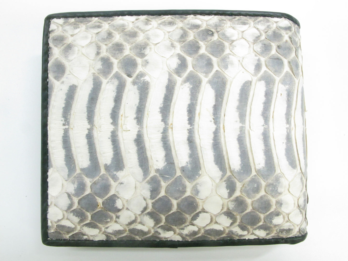 Genuine Rat Snake Belly Skin Leather Bifold Wallet