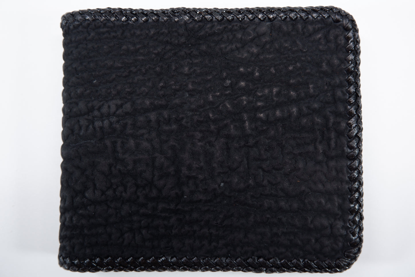 Genuine Shark Skin Leather Handmade Bifold Wallet