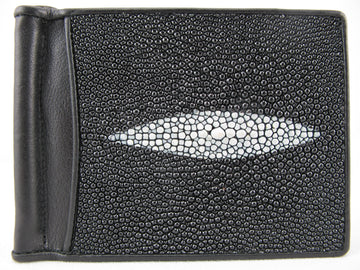 Men's Black Stingray Leather Wallet
