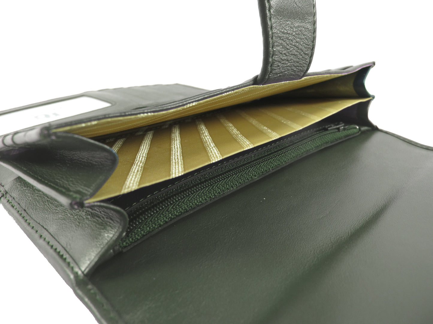 Genuine Stingray Skin Leather Women's Trifold Clutch Wallet Purse