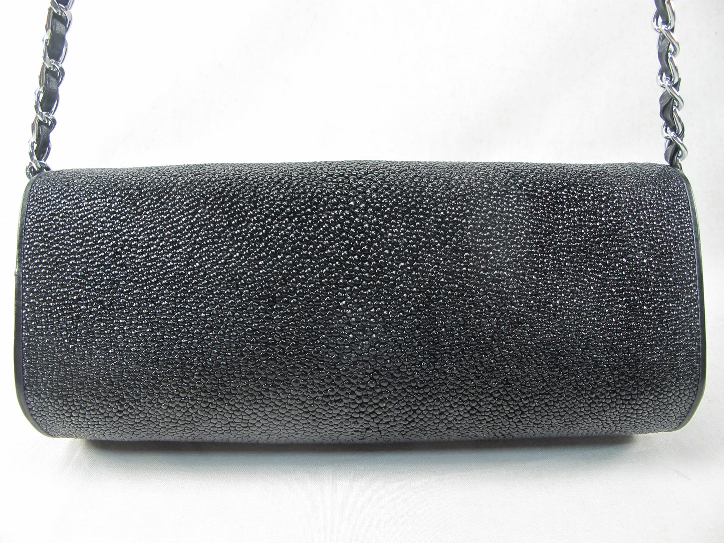 PELGIO Genuine Stingray Skin Leather Women's Messenger Bag Crossbody Purse