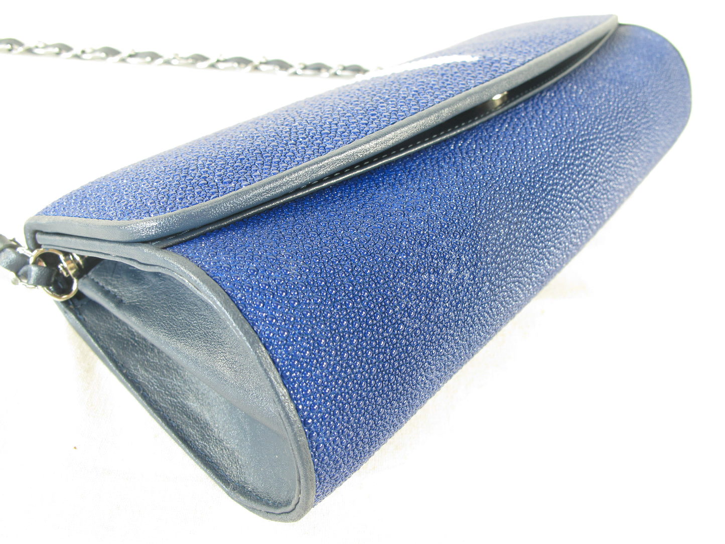 PELGIO Genuine Stingray Skin Leather Women's Messenger Bag Crossbody Purse