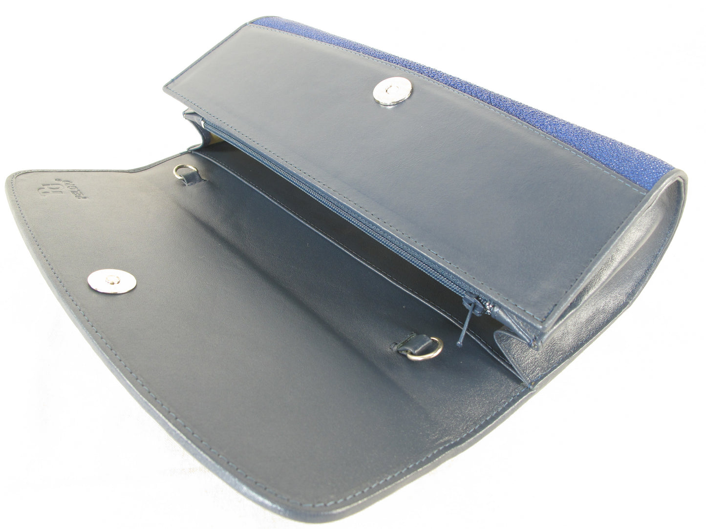 PELGIO Genuine Stingray Skin Leather Women's Messenger Bag Crossbody Purse