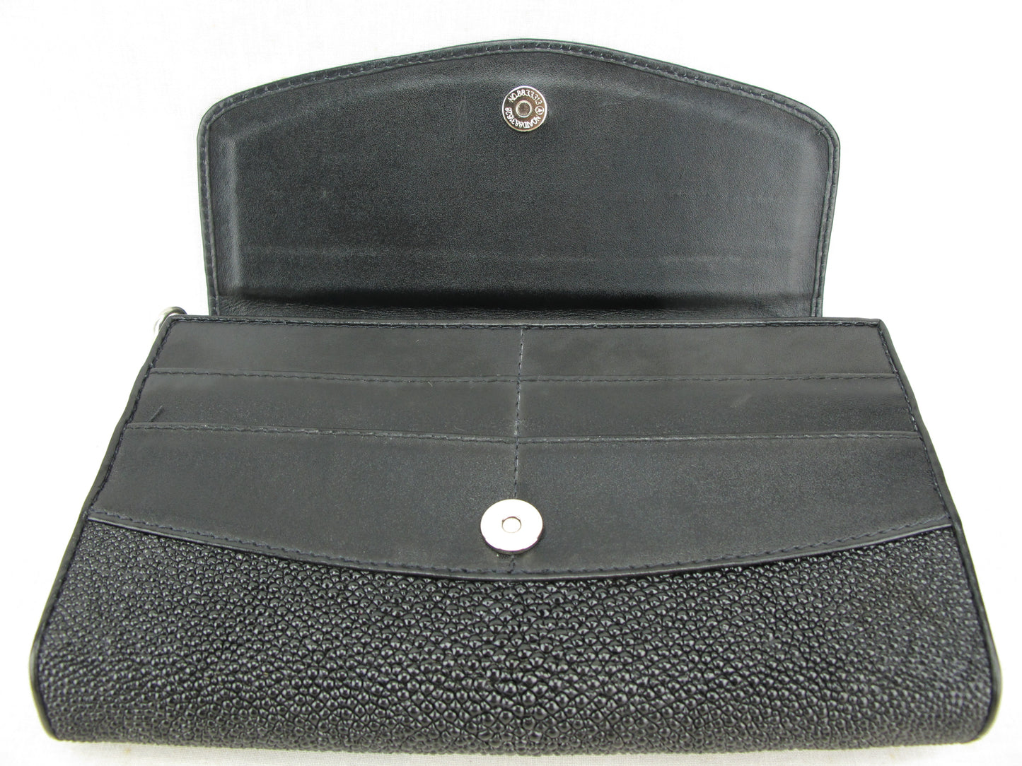 PELGIO Genuine Stingray Skin Leather Women's Clutch & Shoulder Bag