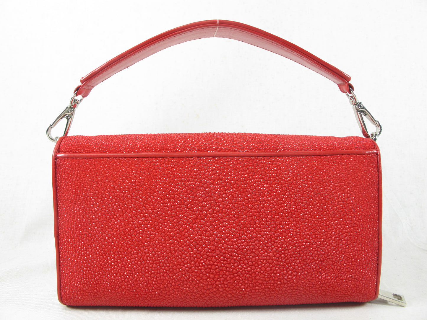 PELGIO Genuine Stingray Skin Leather Women's Clutch & Shoulder Bag