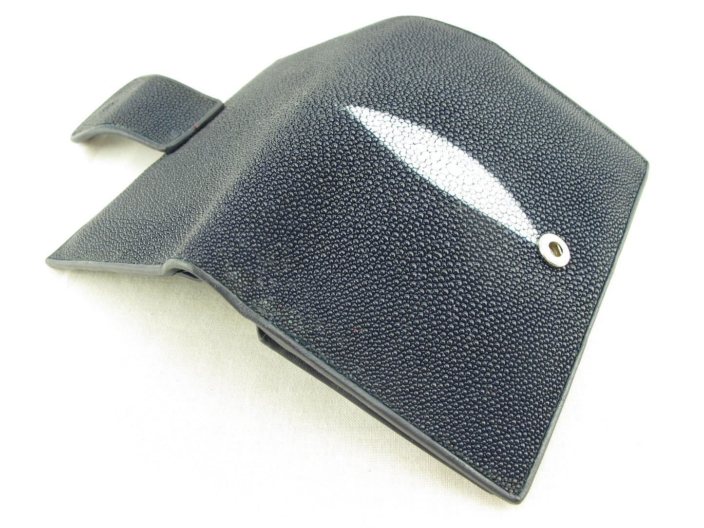 Genuine Stingray Skin Leather Medium Clutch Wallet Coins Purse