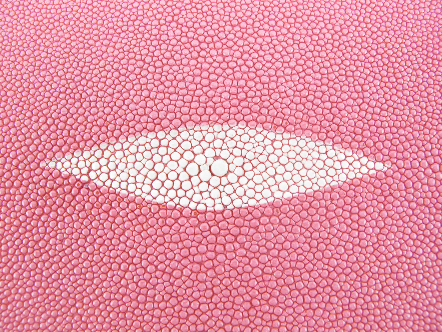 Genuine Stingray Skin Leather Round Shape Hide Pelt Heather Pink