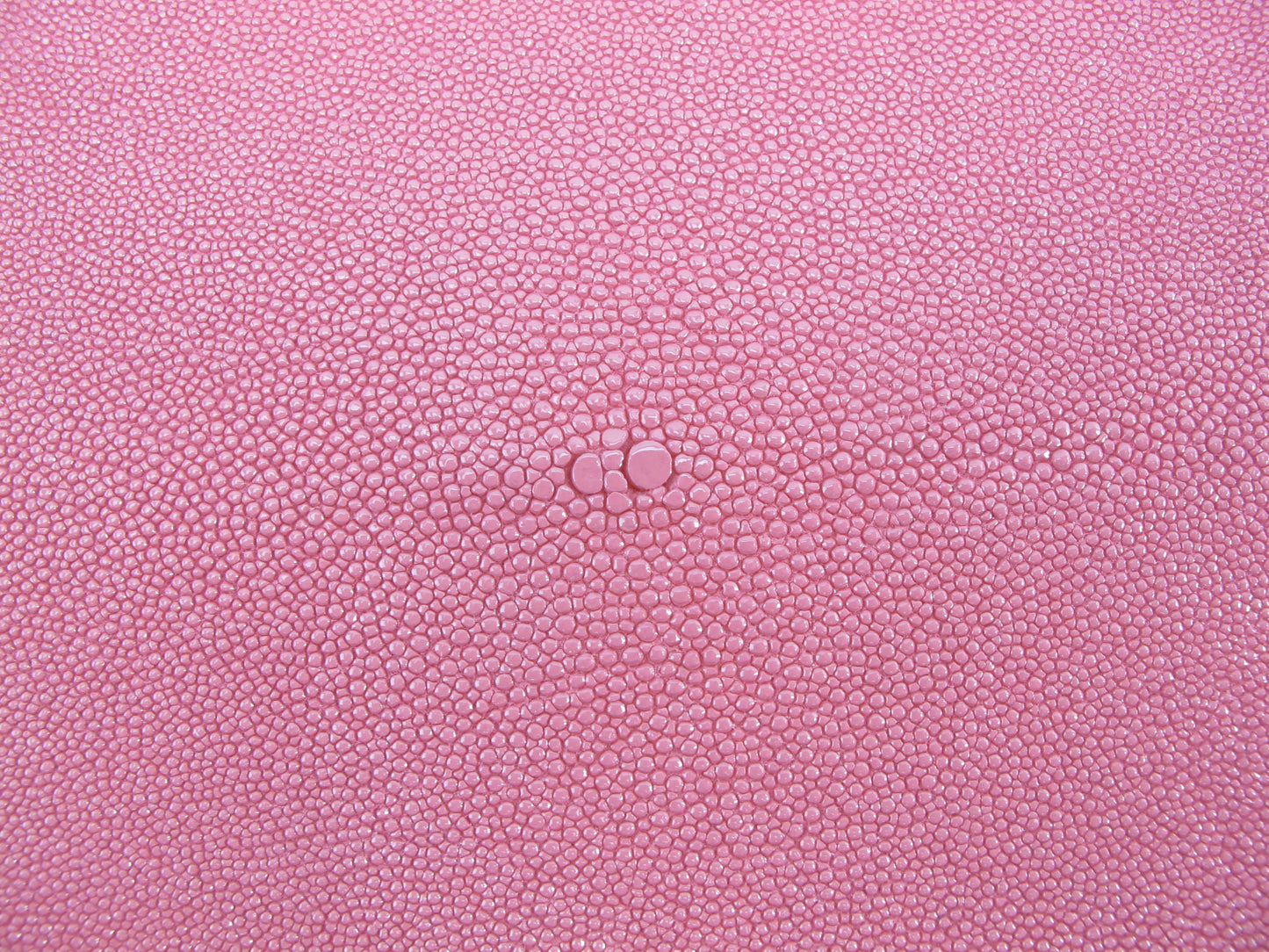 Genuine Stingray Skin Leather Round Shape Hide Pelt Heather Pink