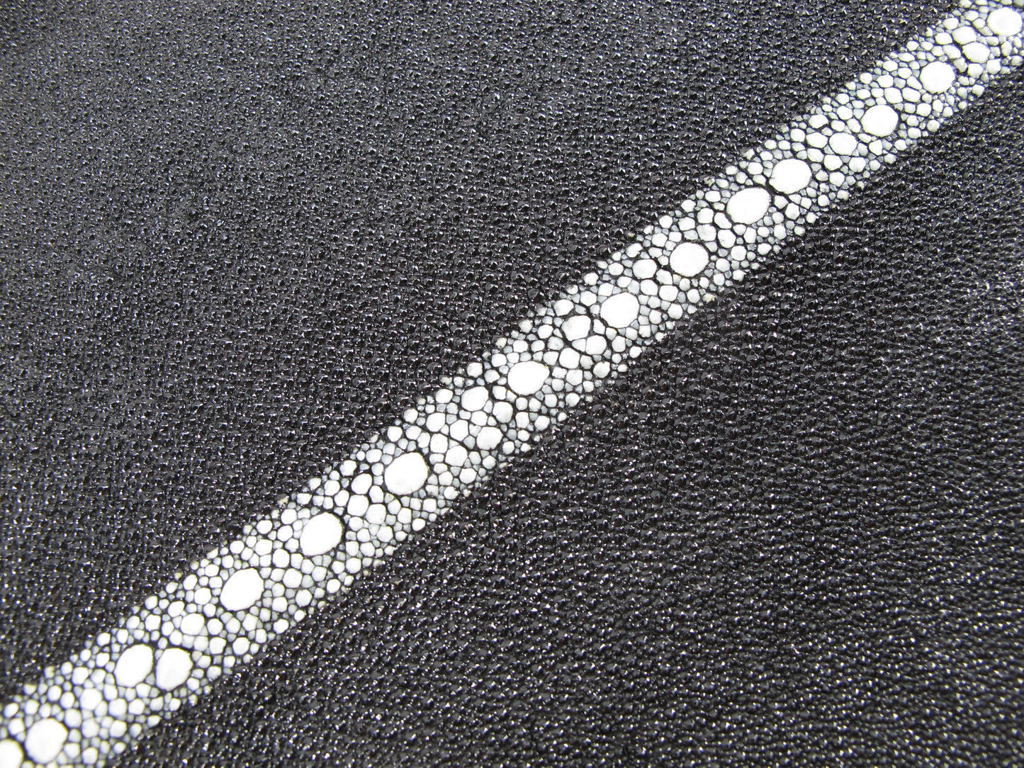 Genuine Stingray Skin Row Diamond Leather Hide Pelt