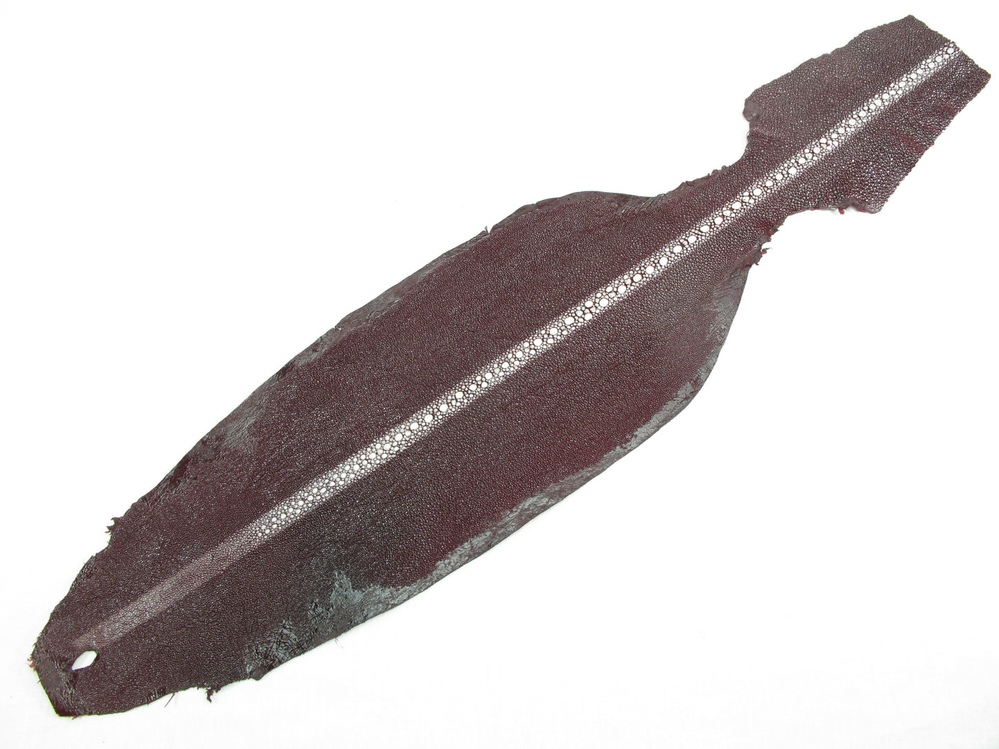 Genuine Stingray Skin Row Diamond Leather Hide Pelt