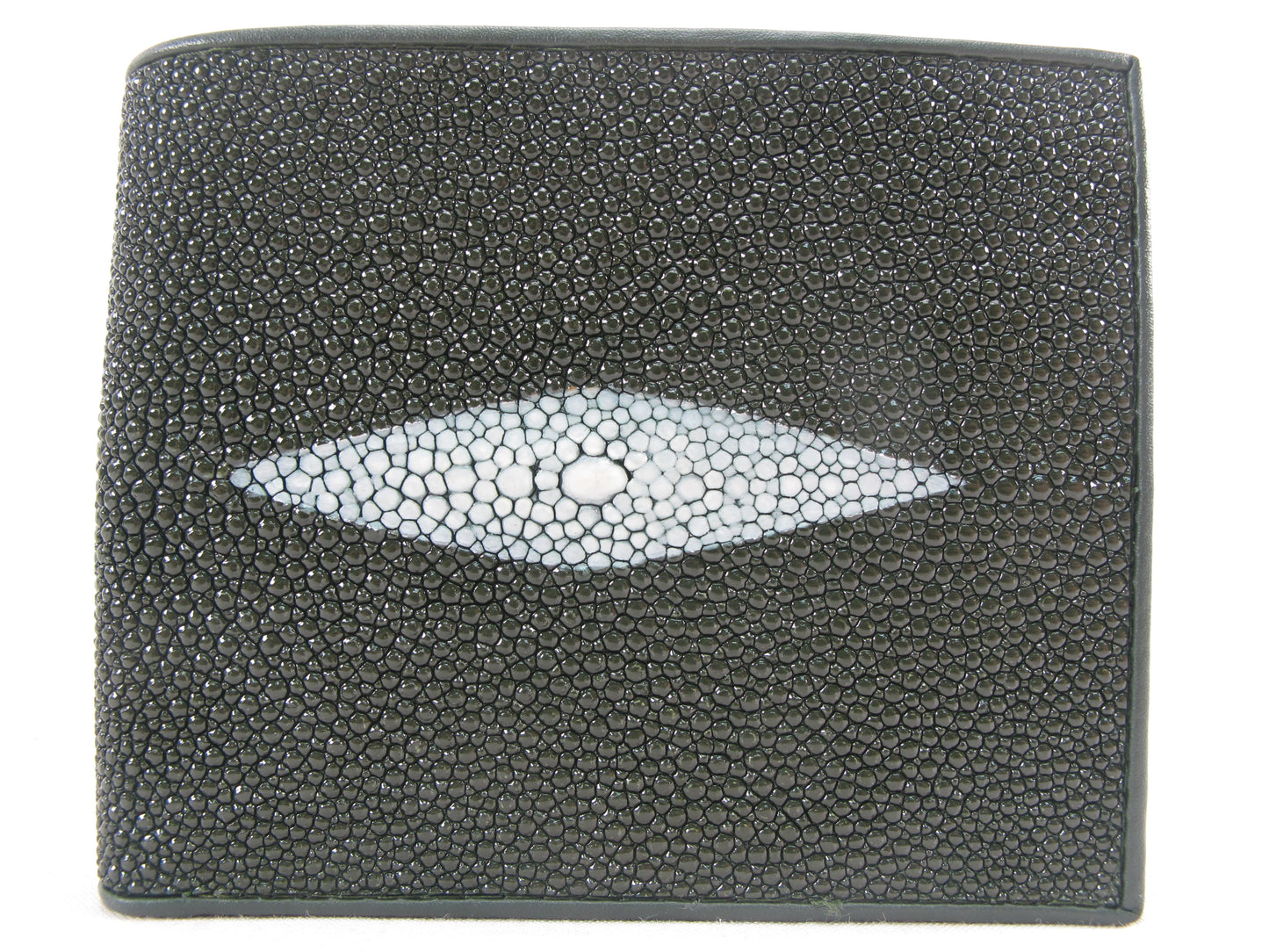 Genuine Stingray Skin Leather Bifold Men's Wallet