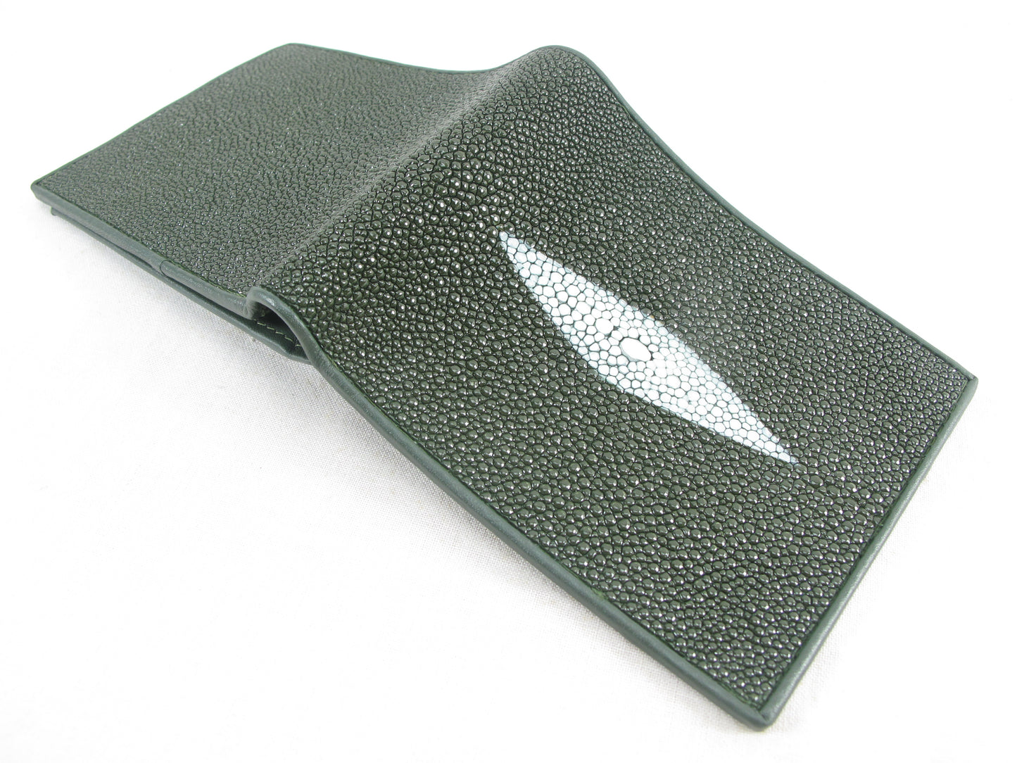 Genuine Stingray Skin Leather Bifold Men's Wallet