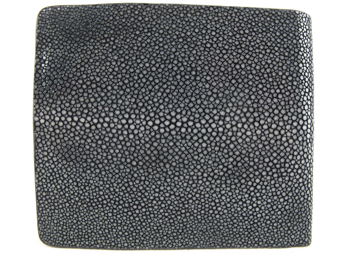 Genuine Polished Stingray Skin Leather Luxury Bifold Wallet