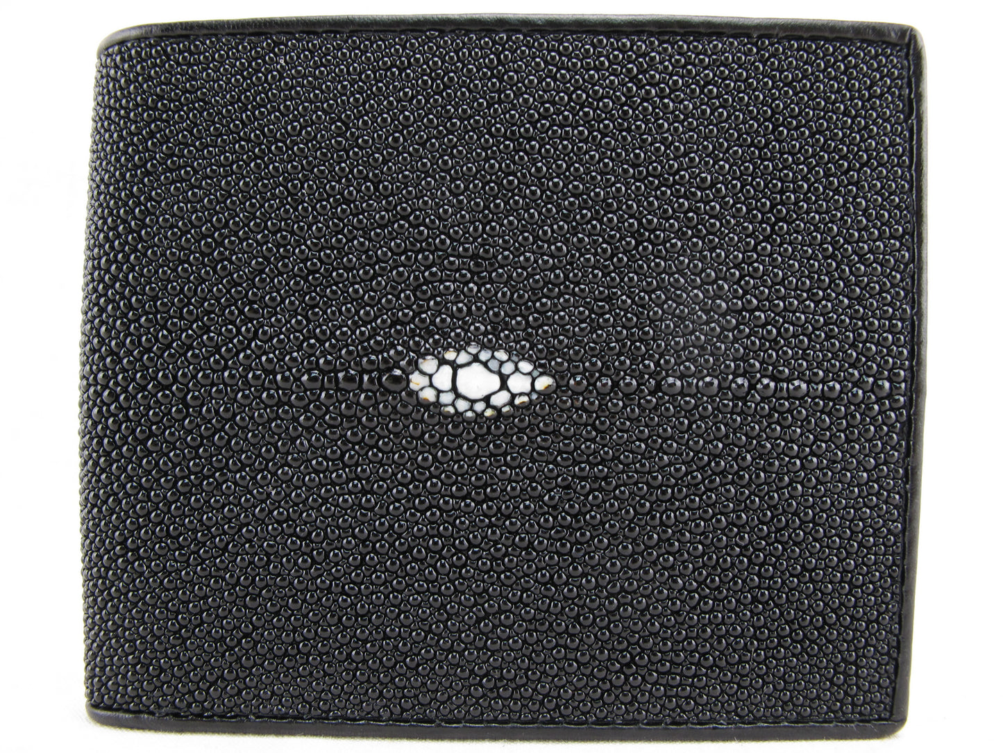 Genuine Stingray Skin Leather Bifold Men's Wallet