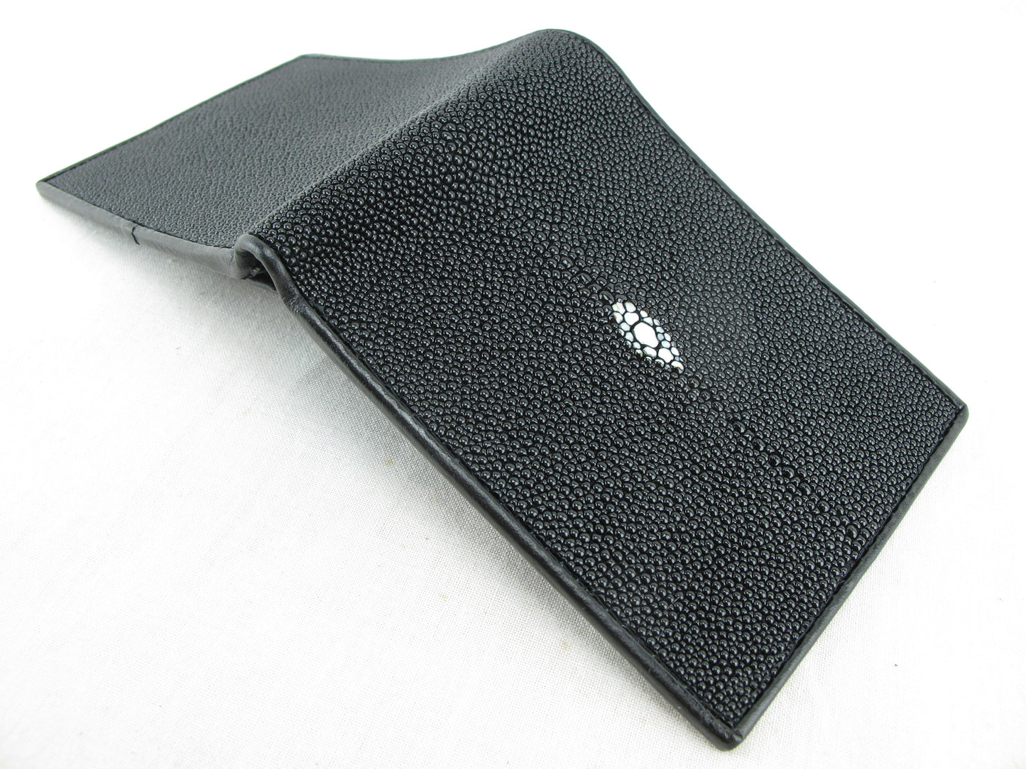 Genuine Stingray Skin Leather Bifold Men's Wallet