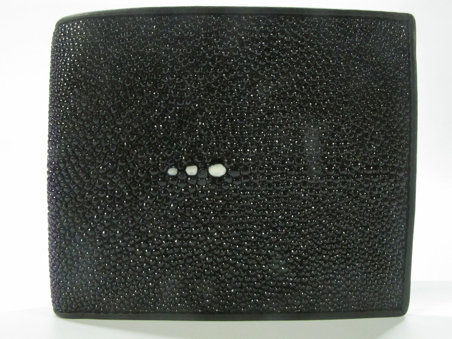 Genuine Stingray Skin Leather Bifold Men's Wallet