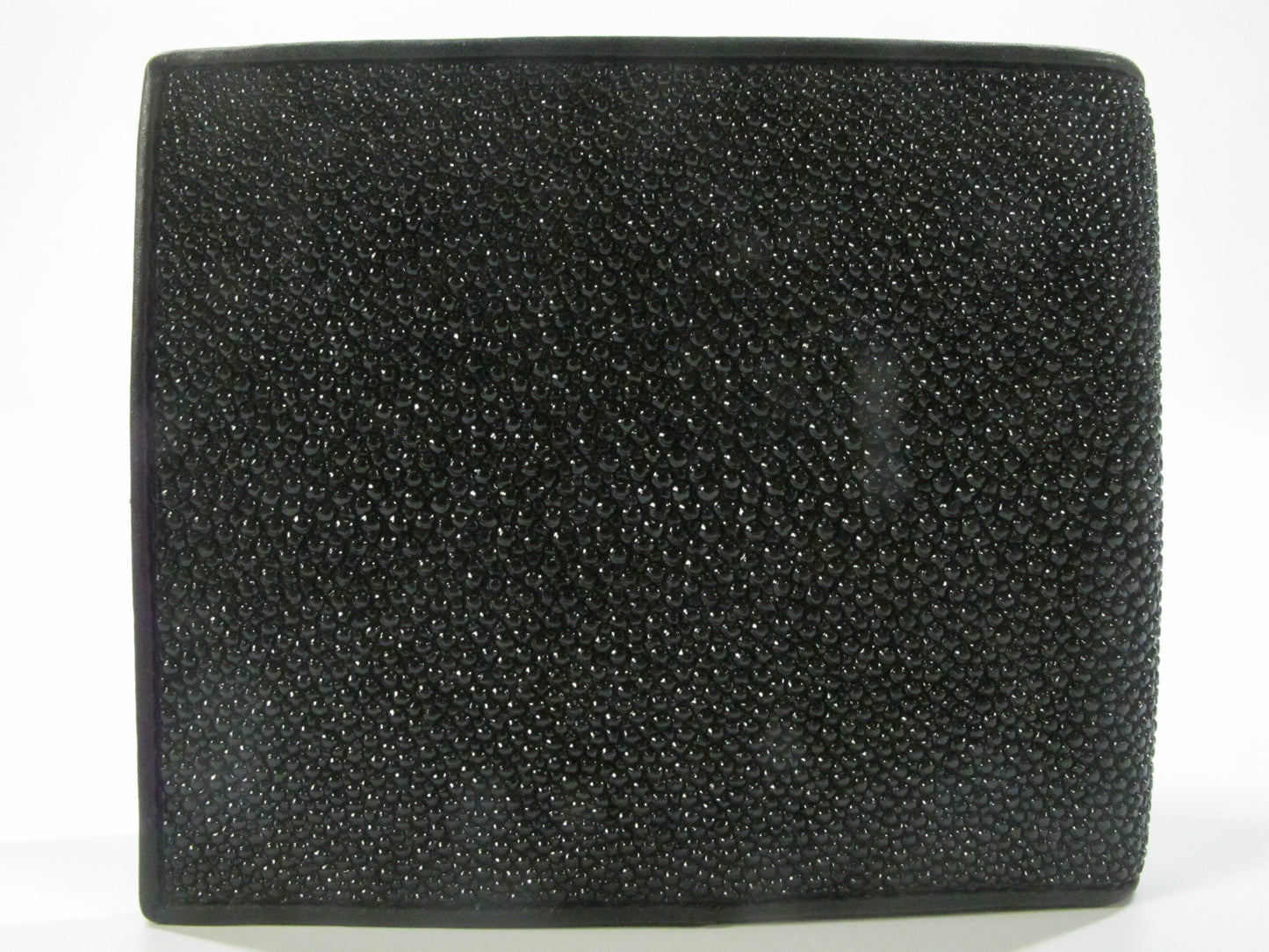 Genuine Stingray Skin Leather Bifold Men's Wallet