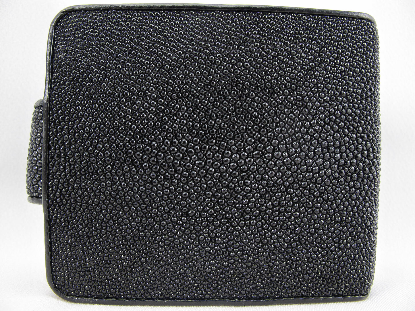Genuine Stingray Skin Leather Women's Bifold Coins Wallet