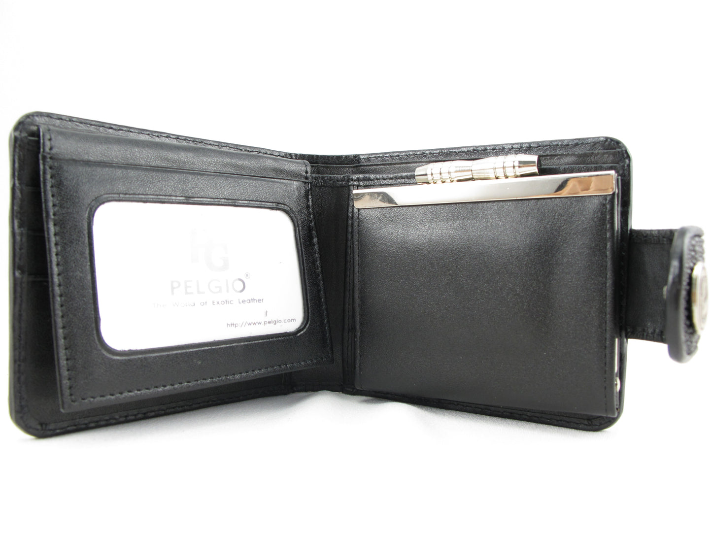 Genuine Stingray Skin Leather Women's Bifold Coins Wallet