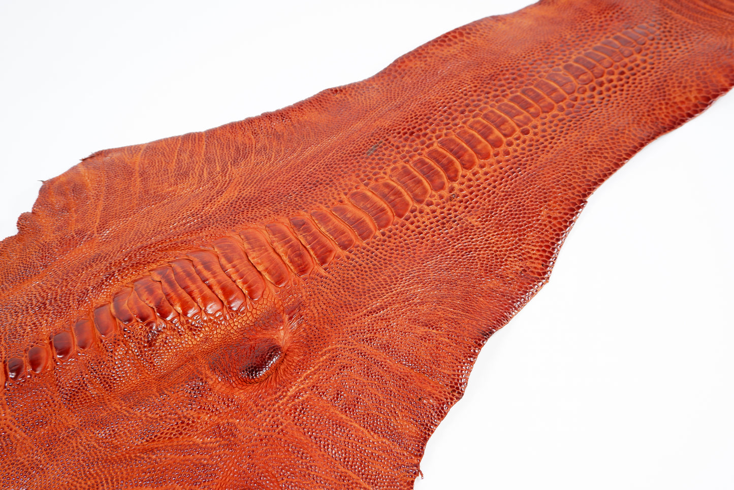 Genuine Ostrich Leg Skin with Claw Leather Hide Pelt